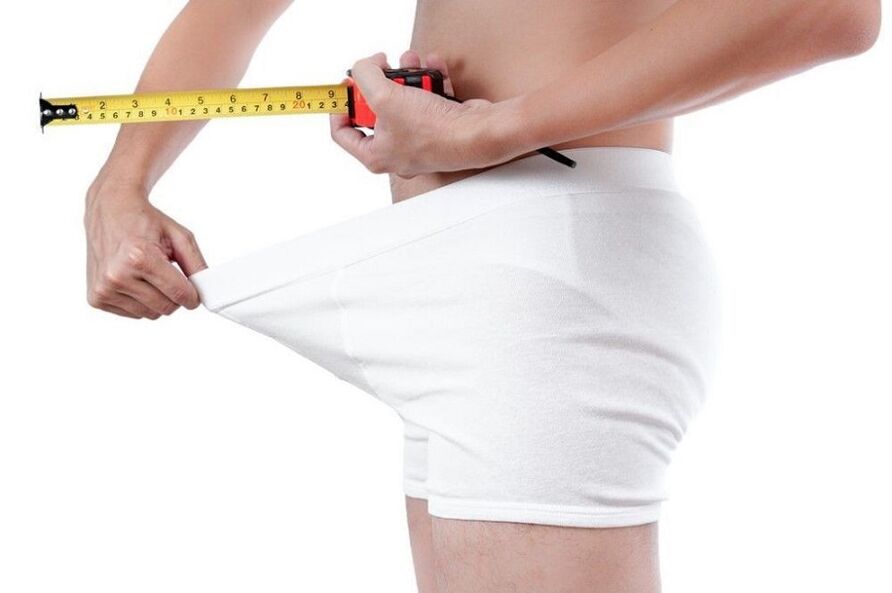 Penismessung vor Vergrößerungsübungen